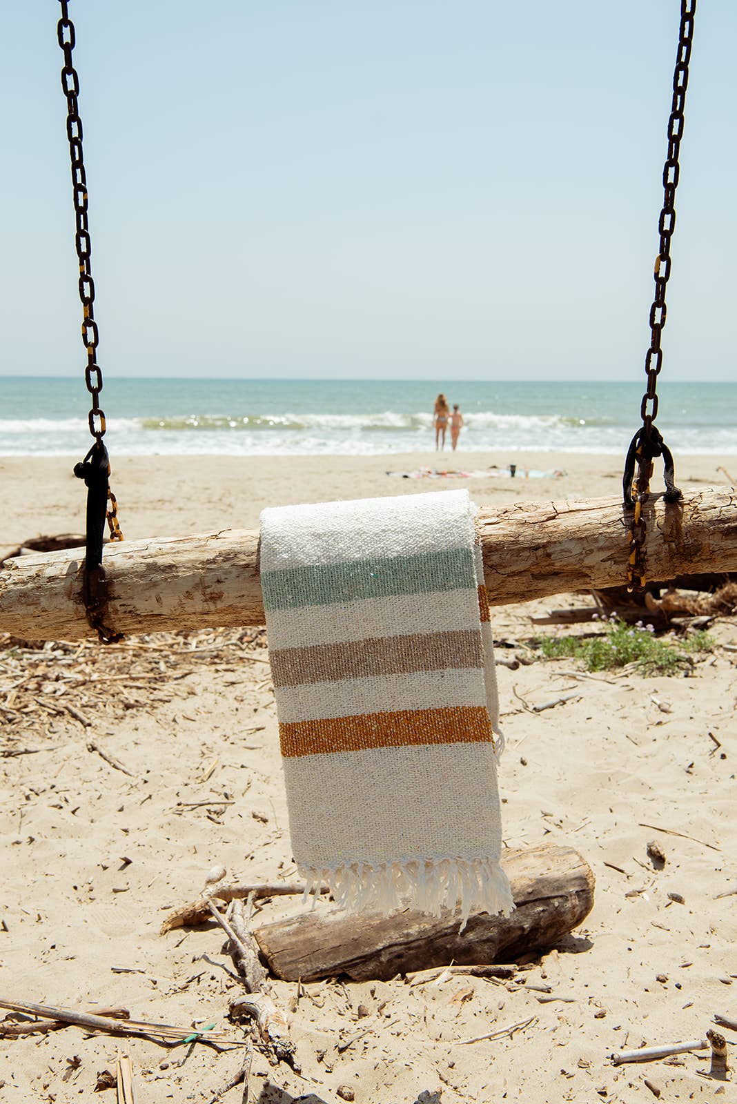 Sol - RECYCLED THROW BLANKET - Summer Beach Throw