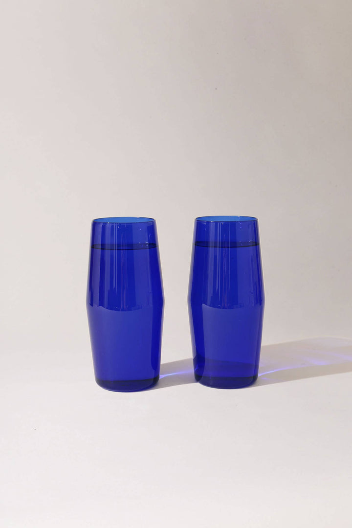 16 oz Century Cobalt Glass Set