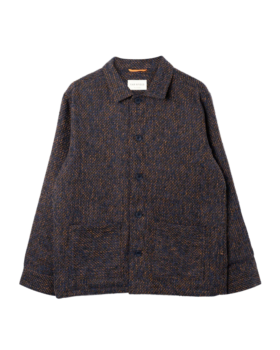 Bisset Jacket | Navy & Burnt Orange