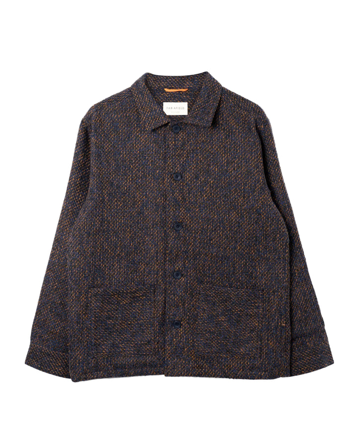 Bisset Jacket | Navy & Burnt Orange