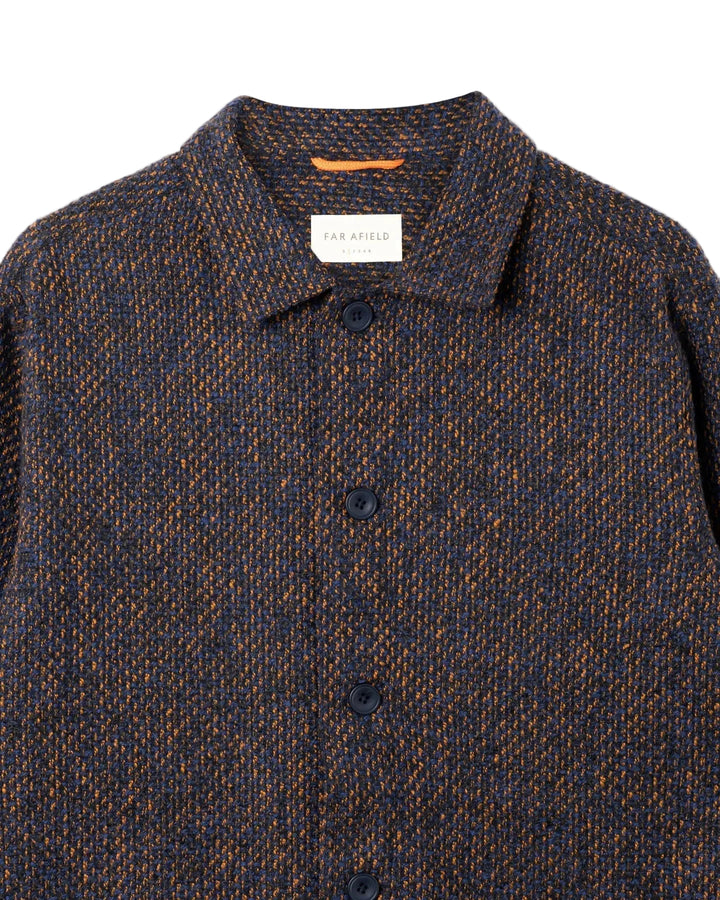 Bisset Jacket | Navy & Burnt Orange