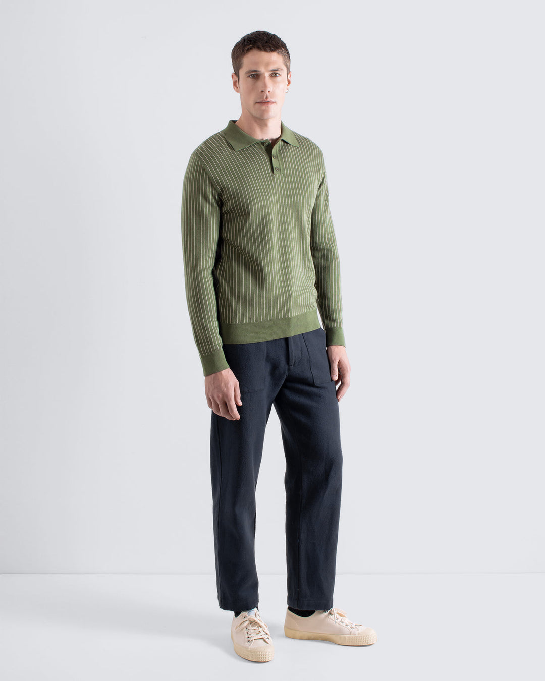 Benny Knit Polo | Green