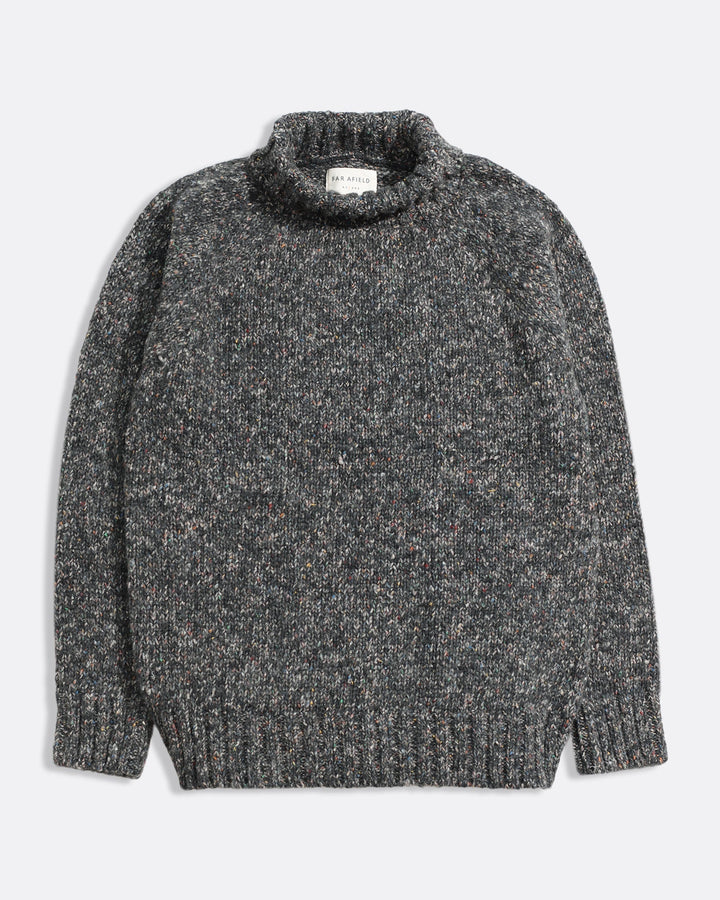 Bayer Roll Neck | Grey Multi Fleck