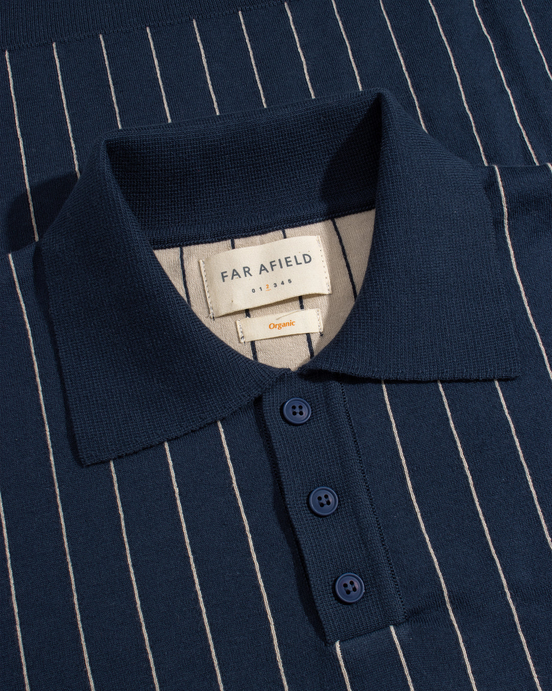 Benny Knitted Polo | Pinstripe