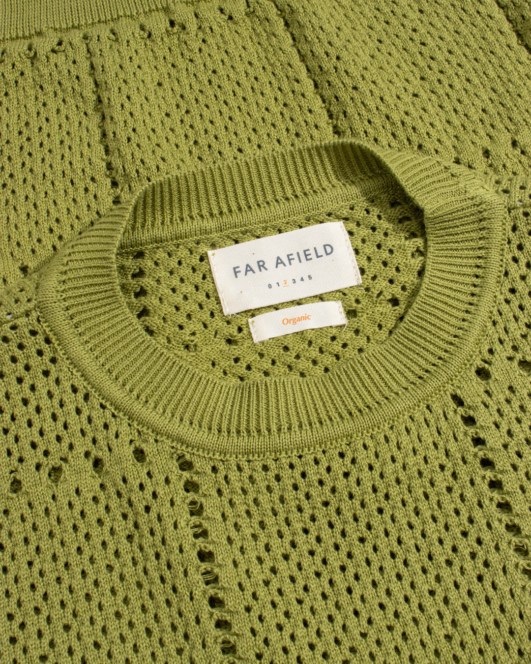 Crochet Crewneck Knit | Green