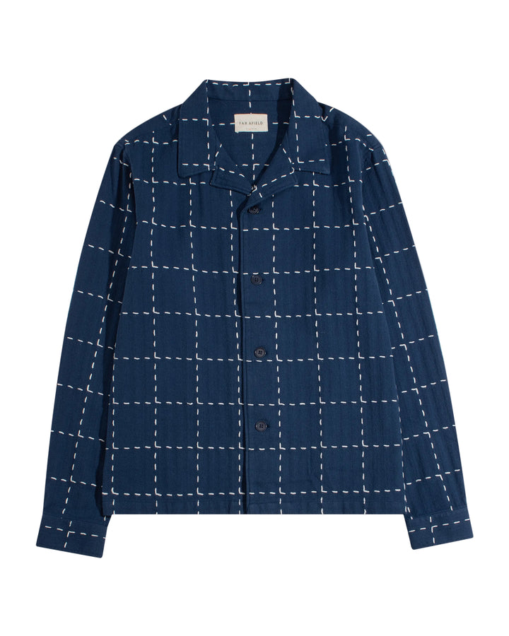 Veloso Embroidery Check Shirt