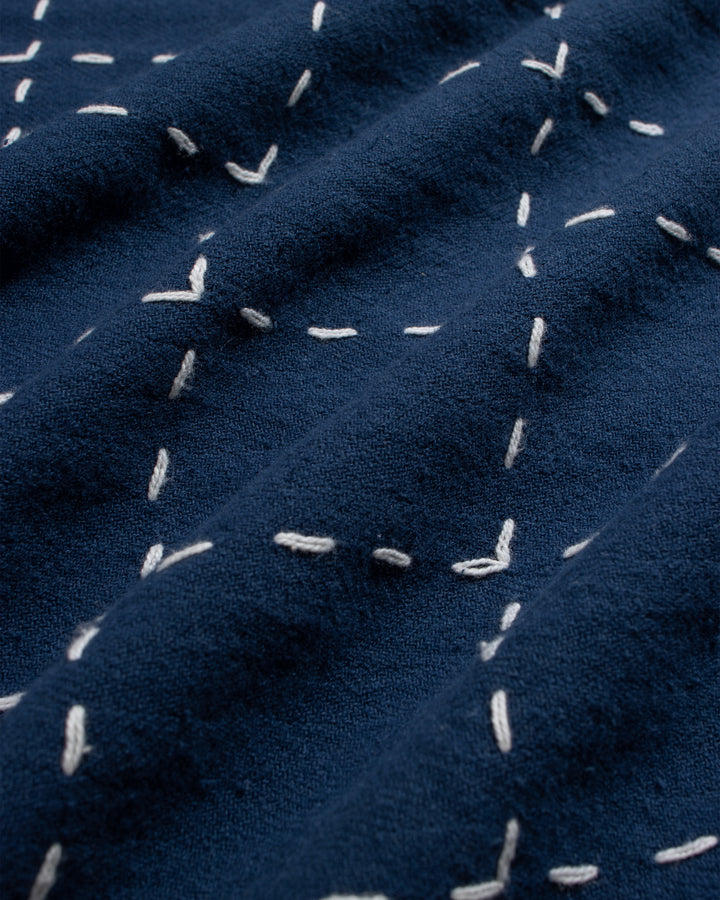 Veloso Embroidery Check Shirt