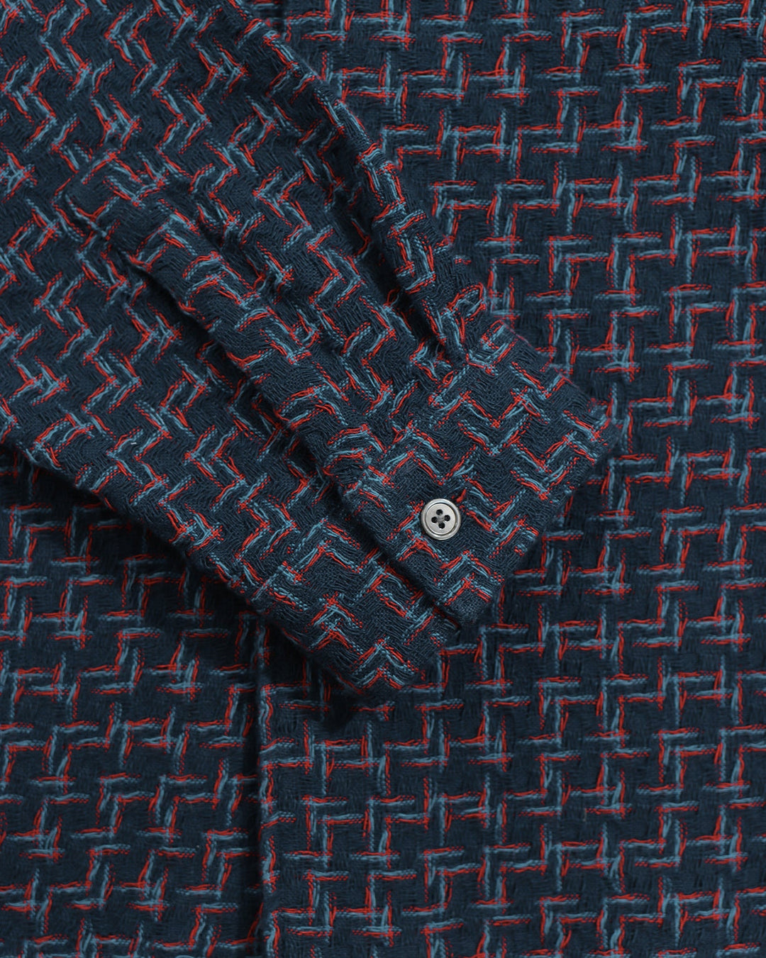 Busey Shirt | Navy Red