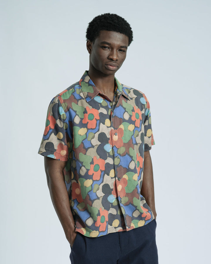Busey Shirt Yami Floral | Red / Multi