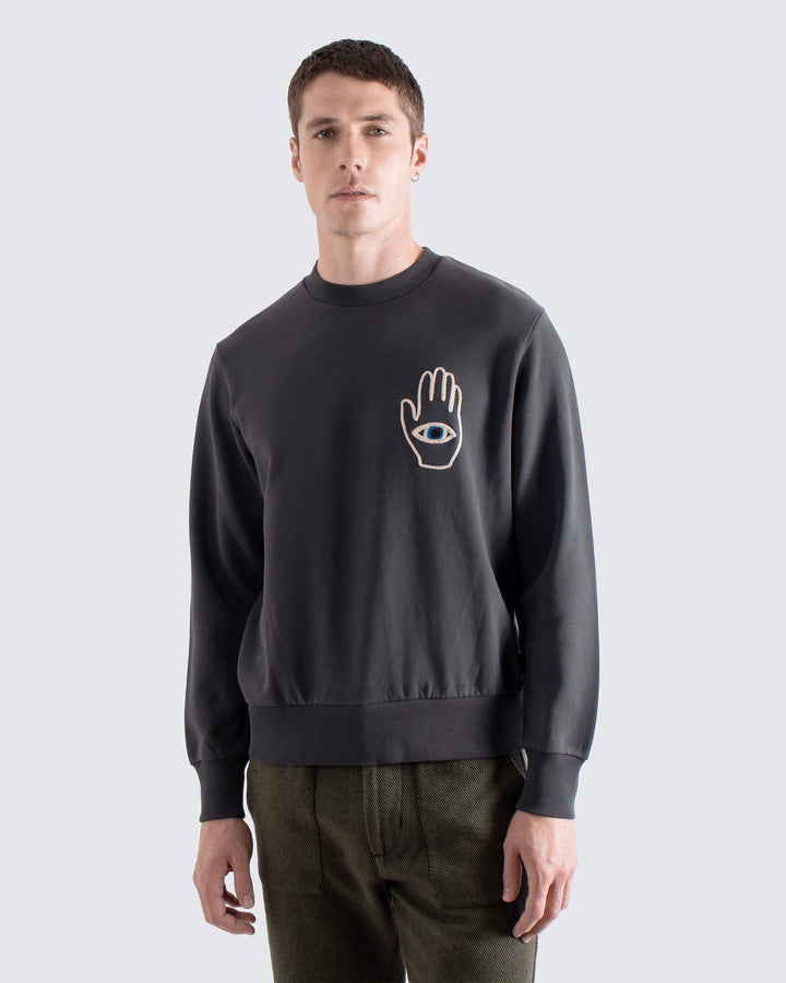 Hand and Eye Sweatshirt | Grey