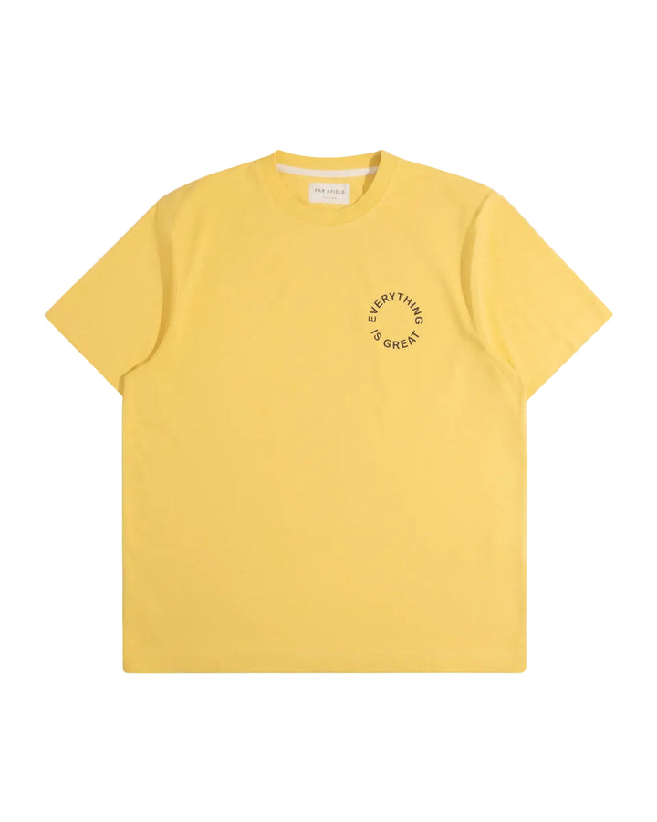Graphic Short Sleeved T-Shirt | Yellow