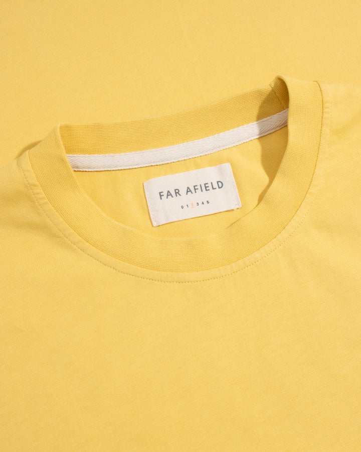 Graphic Short Sleeved T-Shirt | Yellow