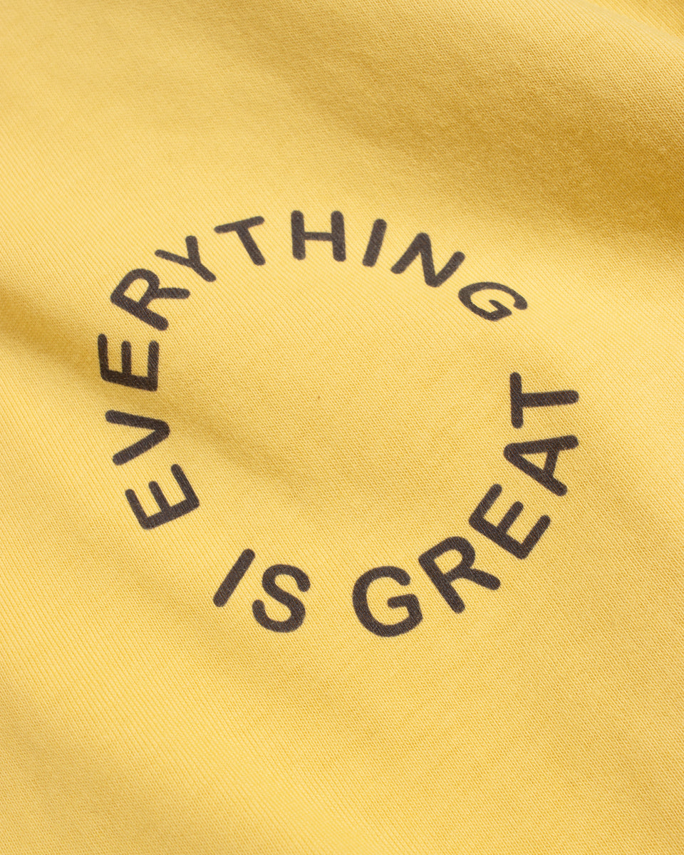 Graphic Short Sleeved T-Shirt | Yellow