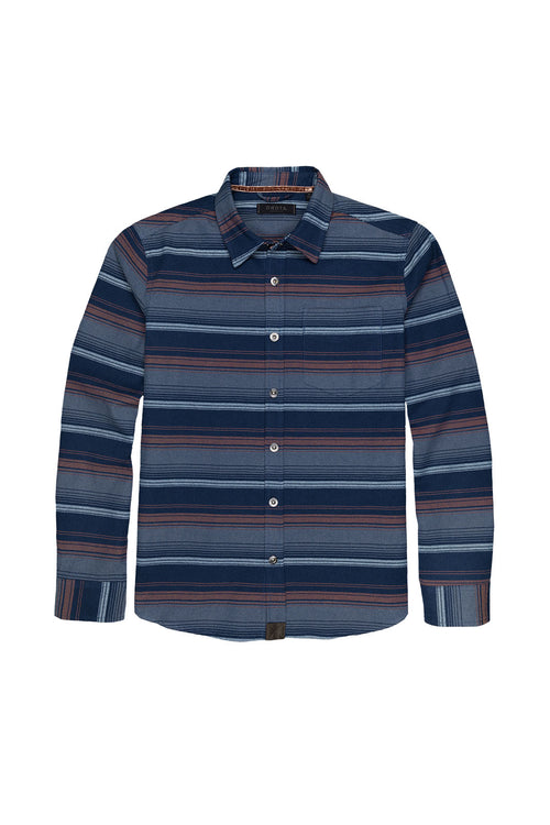 Ambrose Twill Button-Up Shirt - Stream