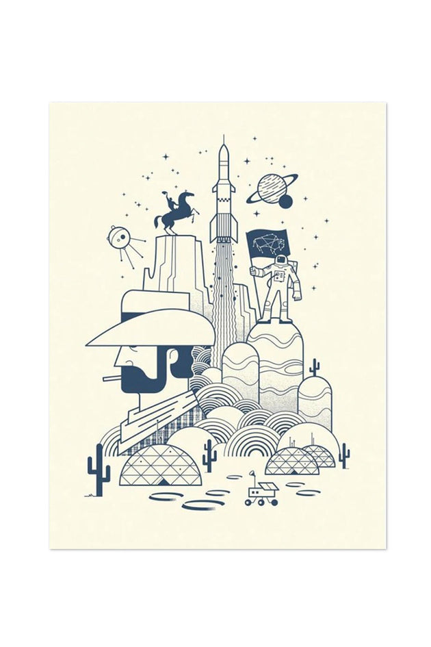 Annual Graphic Print 2017 - Cowboys and Astronauts x Spike Press
