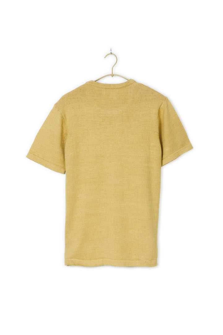 Azad Pocket Flat Knit T-Shirt - Marigold