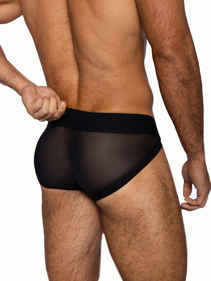 Power Mesh Brief | Black