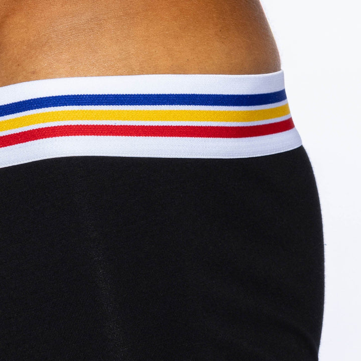 Stretch Cotton Trunk Underwear | Black