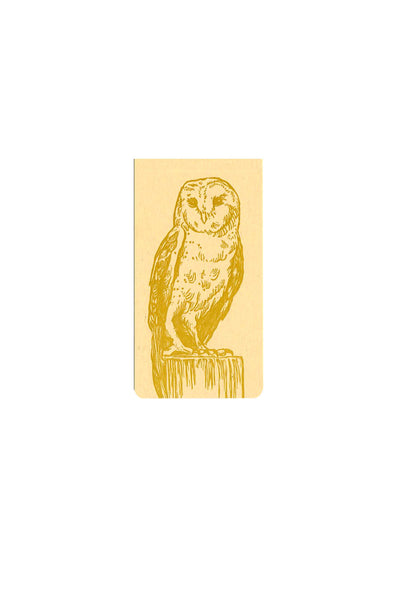 Barn Owl Letterpress Jotter - Notepad