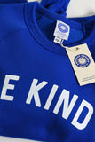 Be Kind Fleece Sweatshirt - Cobalt Blue