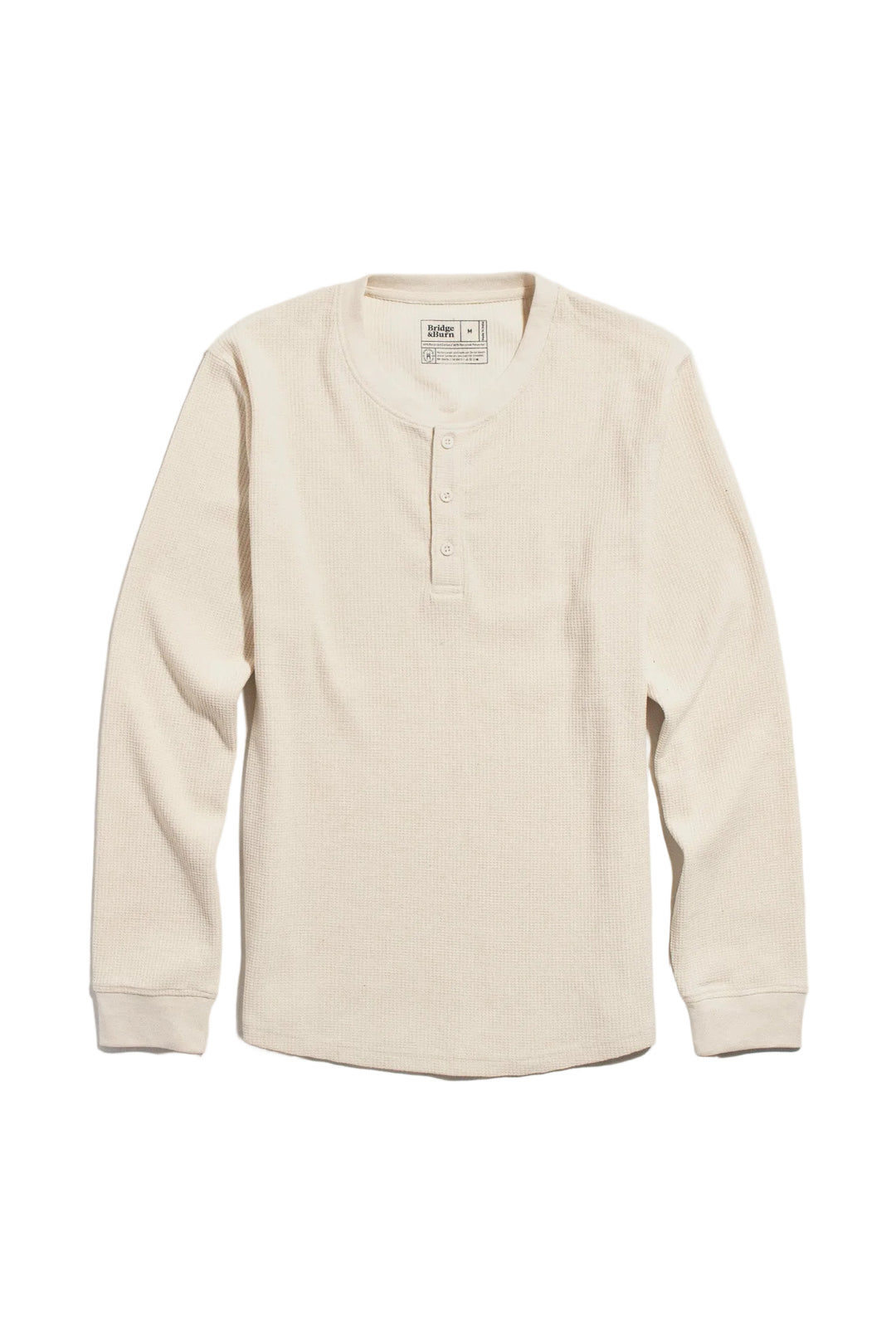 Waffle Henley | Ivory