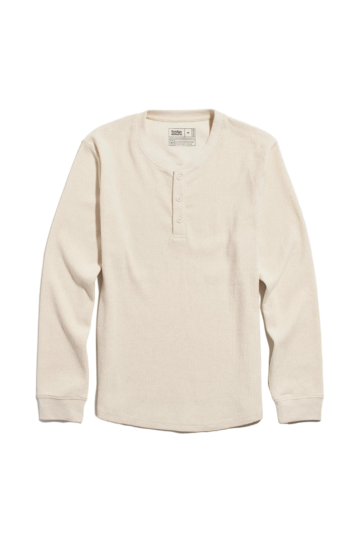 Waffle Henley | Ivory