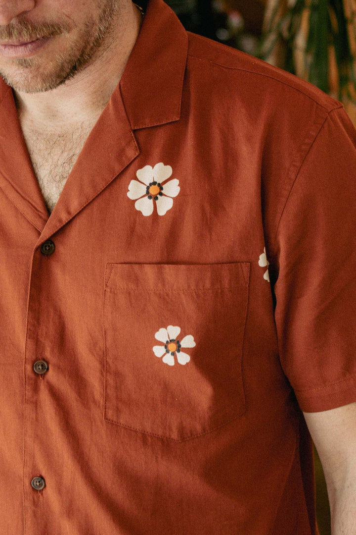 Collins Slim Shirt | Redstone Bloom