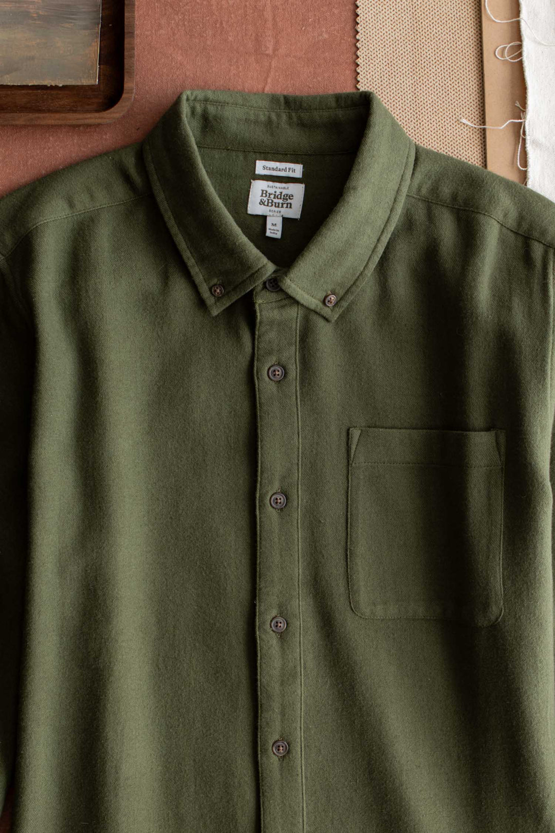 Sutton Slim Shirt | Pine Flannel