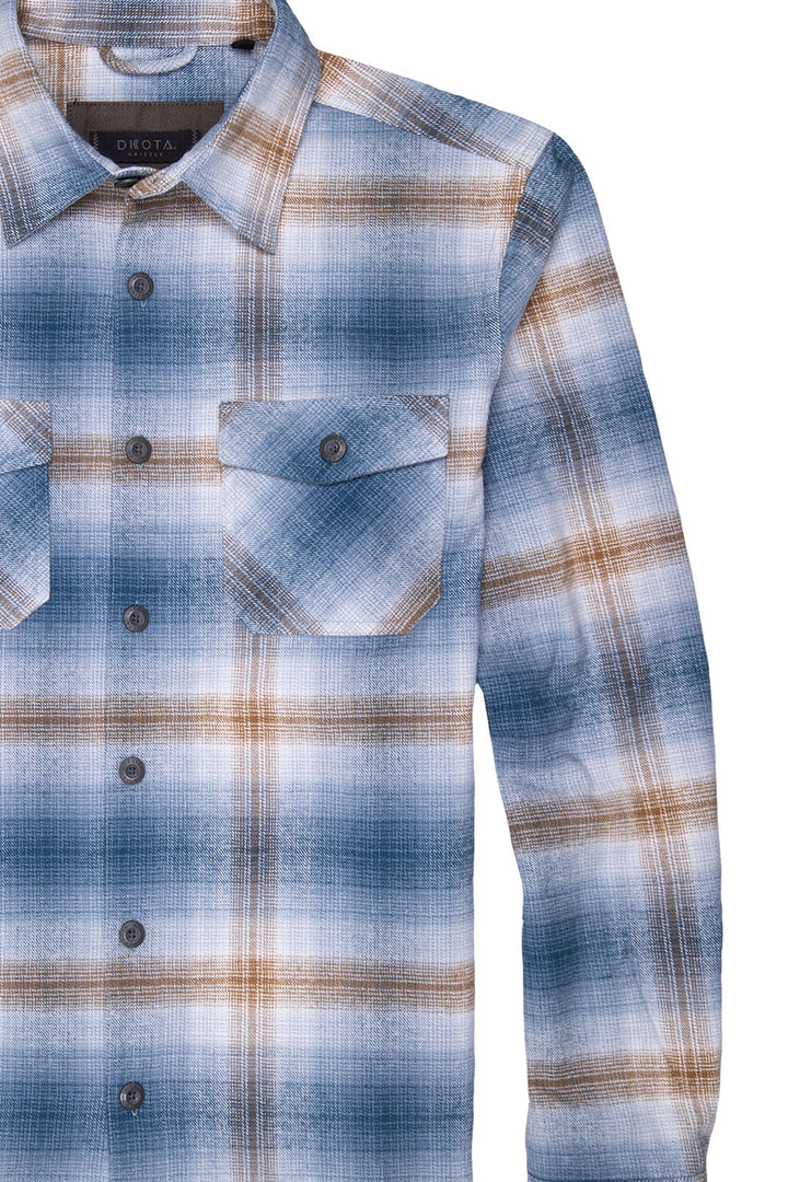 Briggs Flannel Button-Up Shirt - Frost