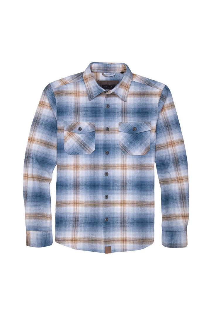 Briggs Flannel Button-Up Shirt - Frost