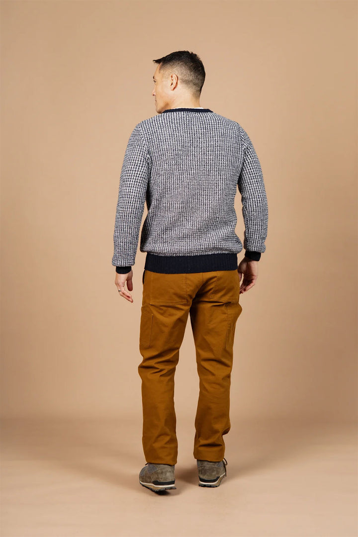 Brighton Sweater - Navy Multi