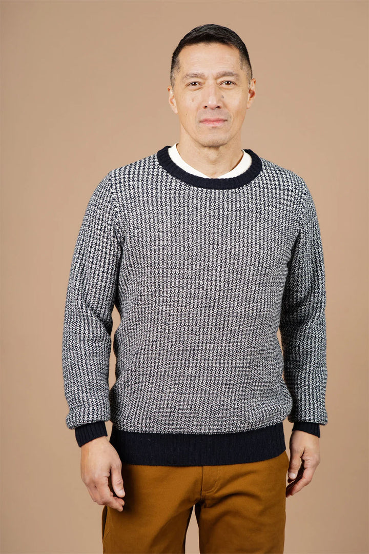 Brighton Sweater - Navy Multi