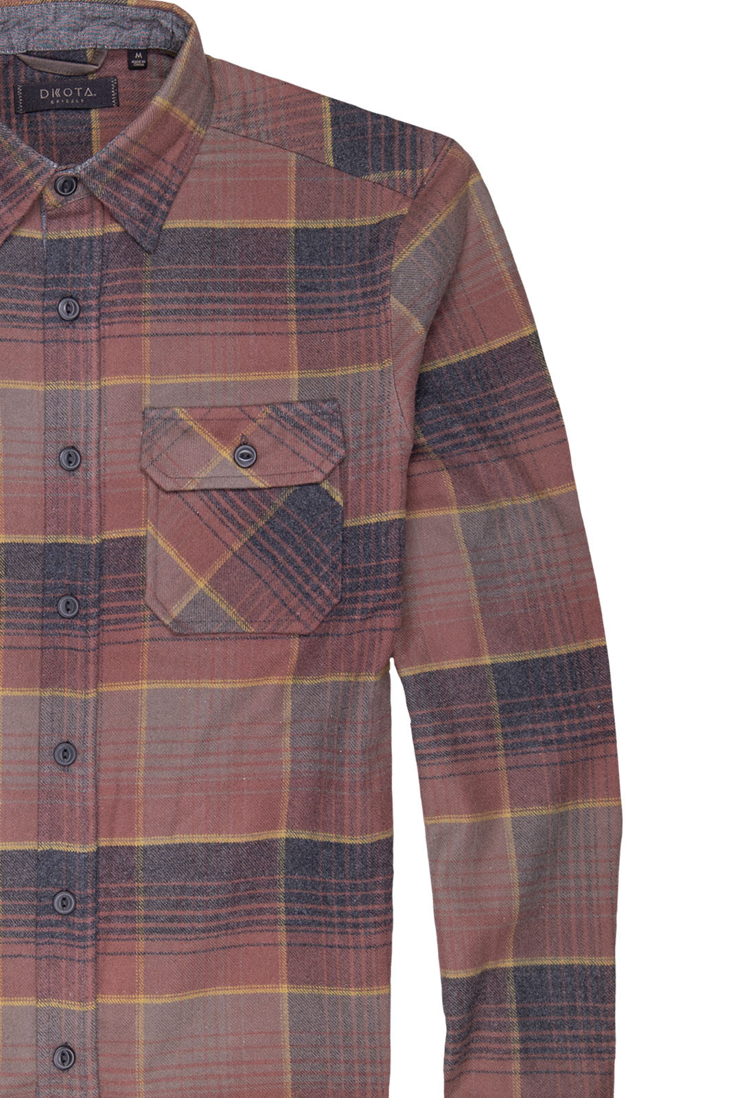 Brock Flannel Button-Up Shirt - Branch