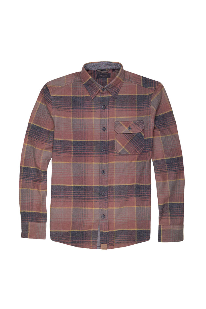 Brock Flannel Button-Up Shirt - Branch