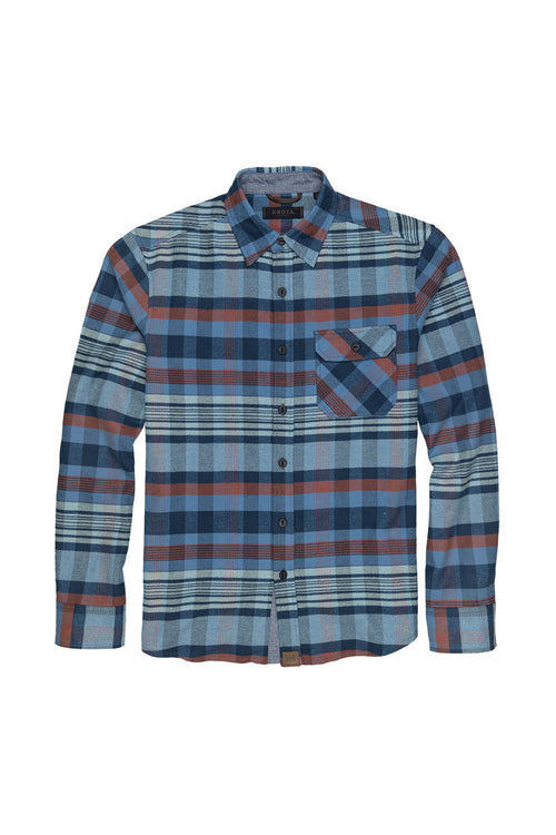 Brock Flannel Button-Up Shirt - Glacier