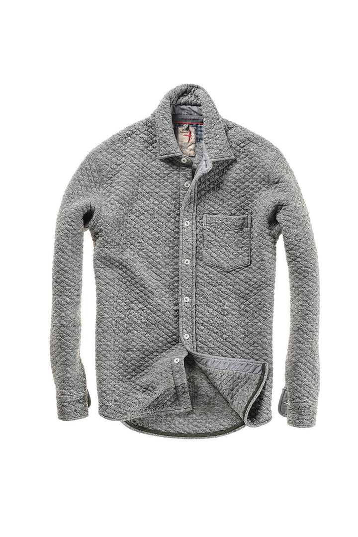 Bubble Knit Shirt - Grey Marl