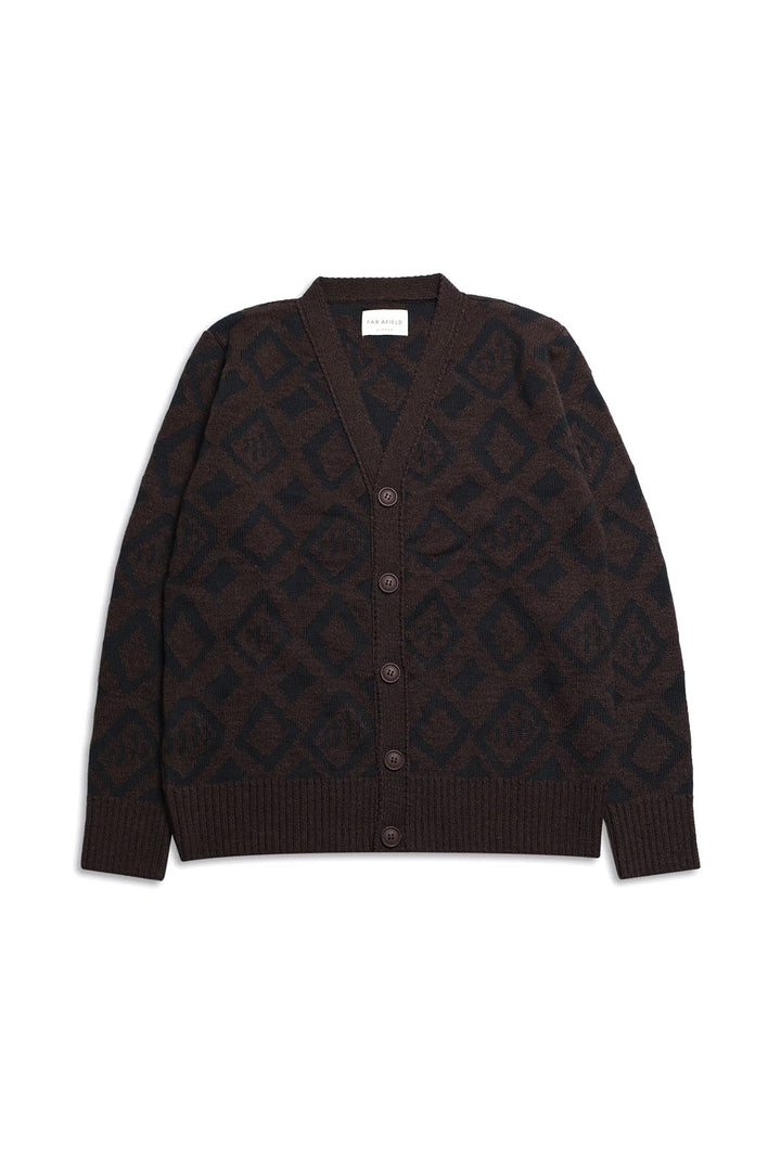 Buckley Cardigan - Slate Brown/Meteorite Black