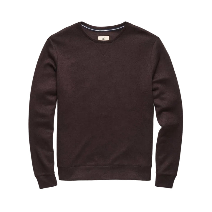 Butch Cashmist Fleece Crewneck | Dark Brown Heather