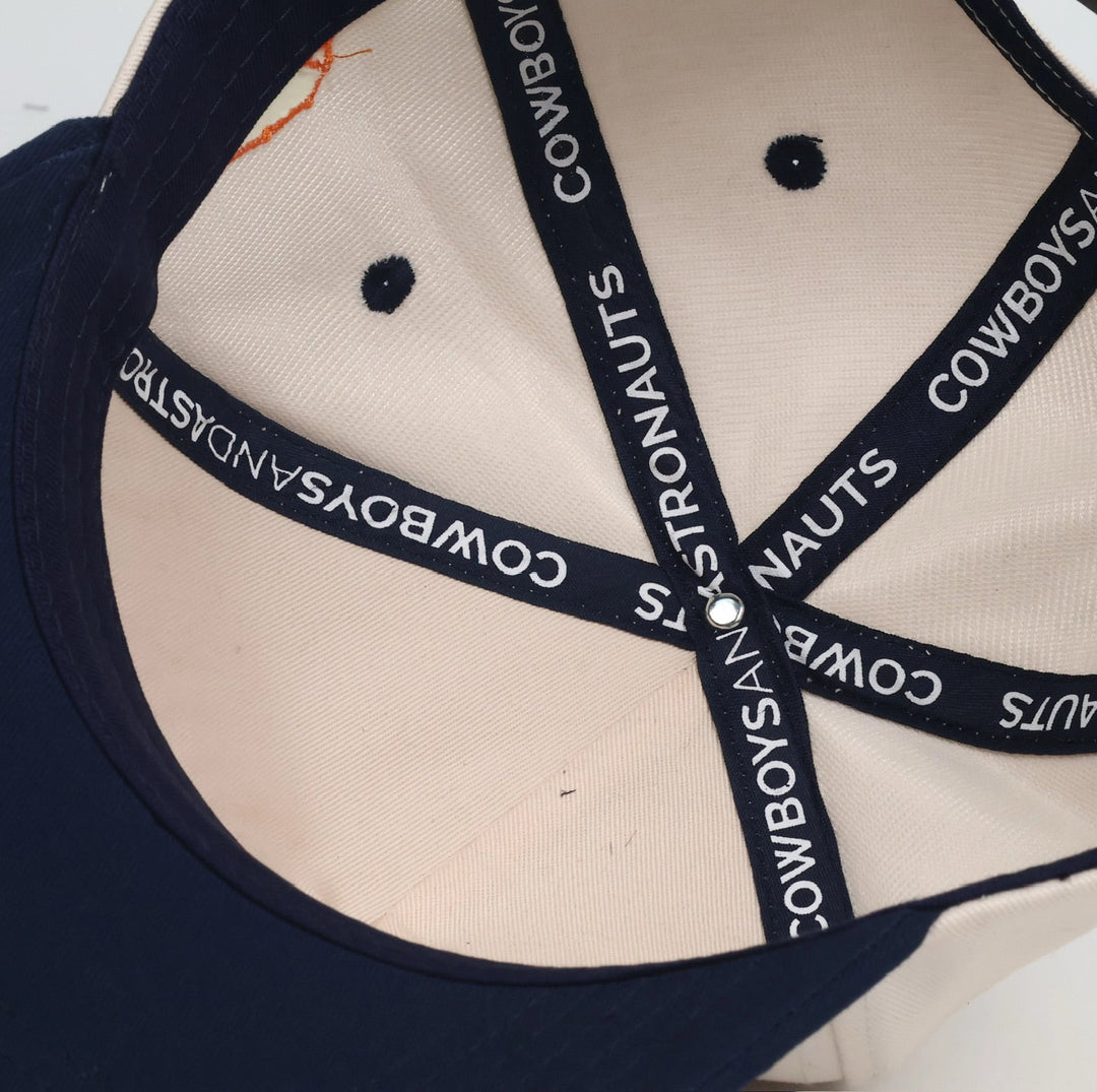 Upside Down CHICAGO Hat | Orange & Blue