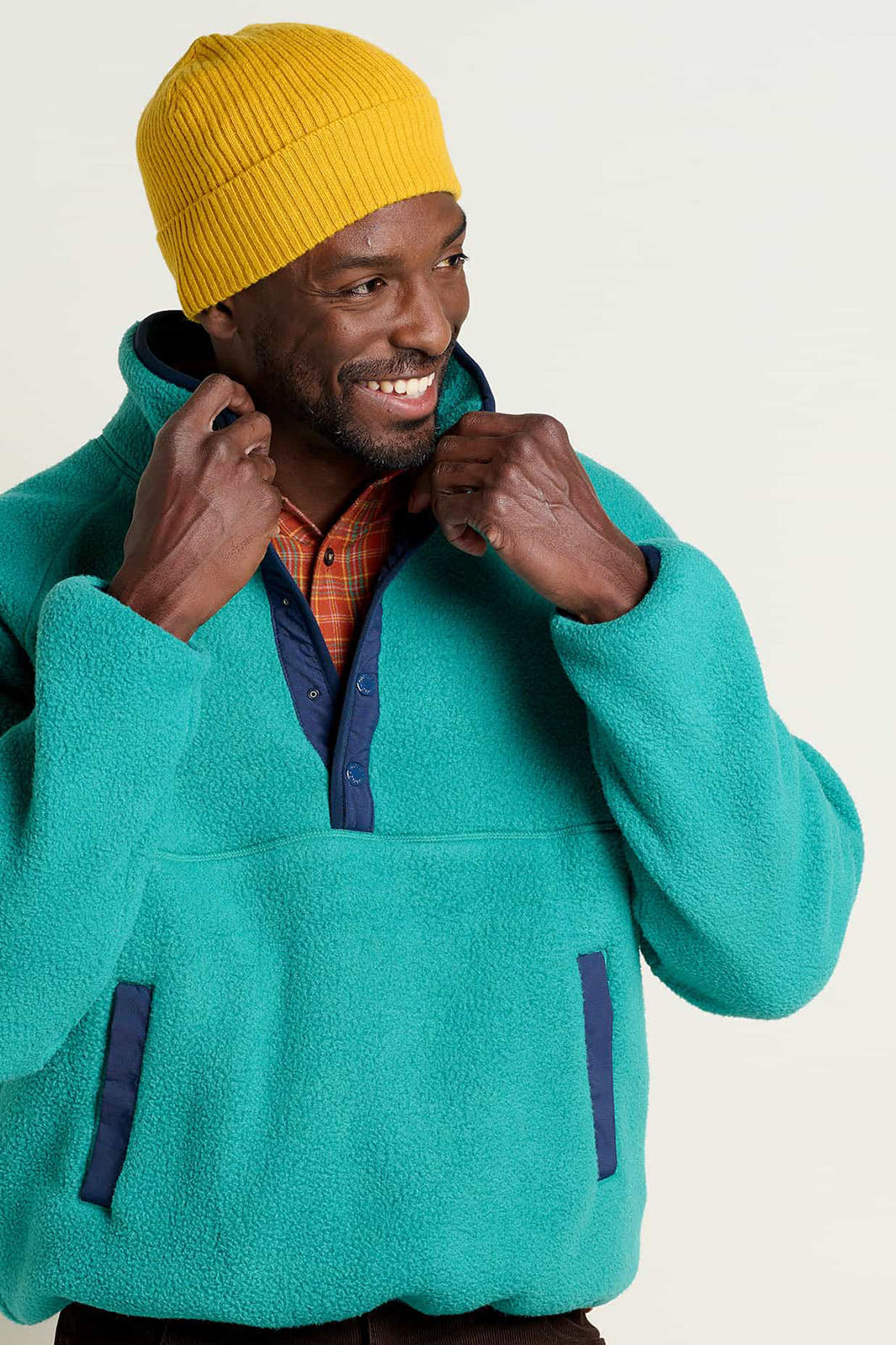 Campo Fleece Pullover - Cyan Preview