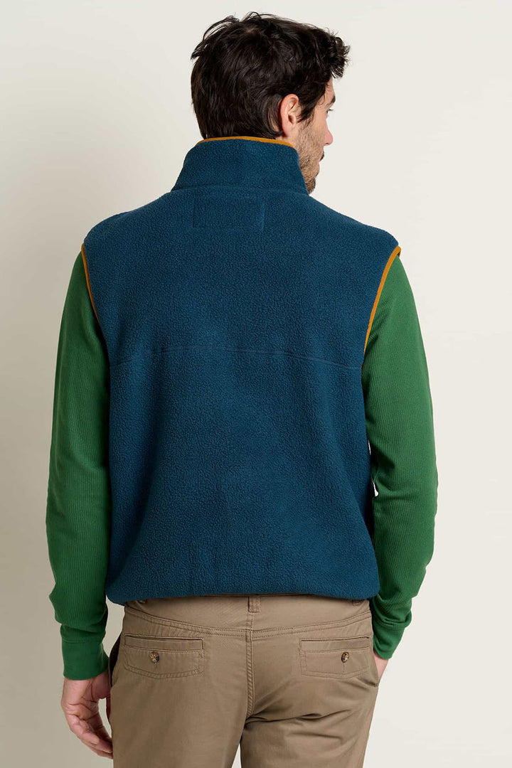 Campo Fleece Vest - Midnight back View