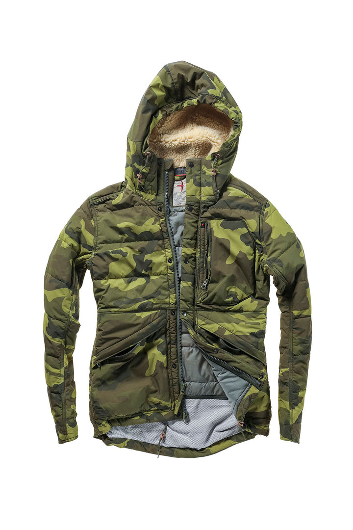 Channel Boarder Coat - Bright Camo