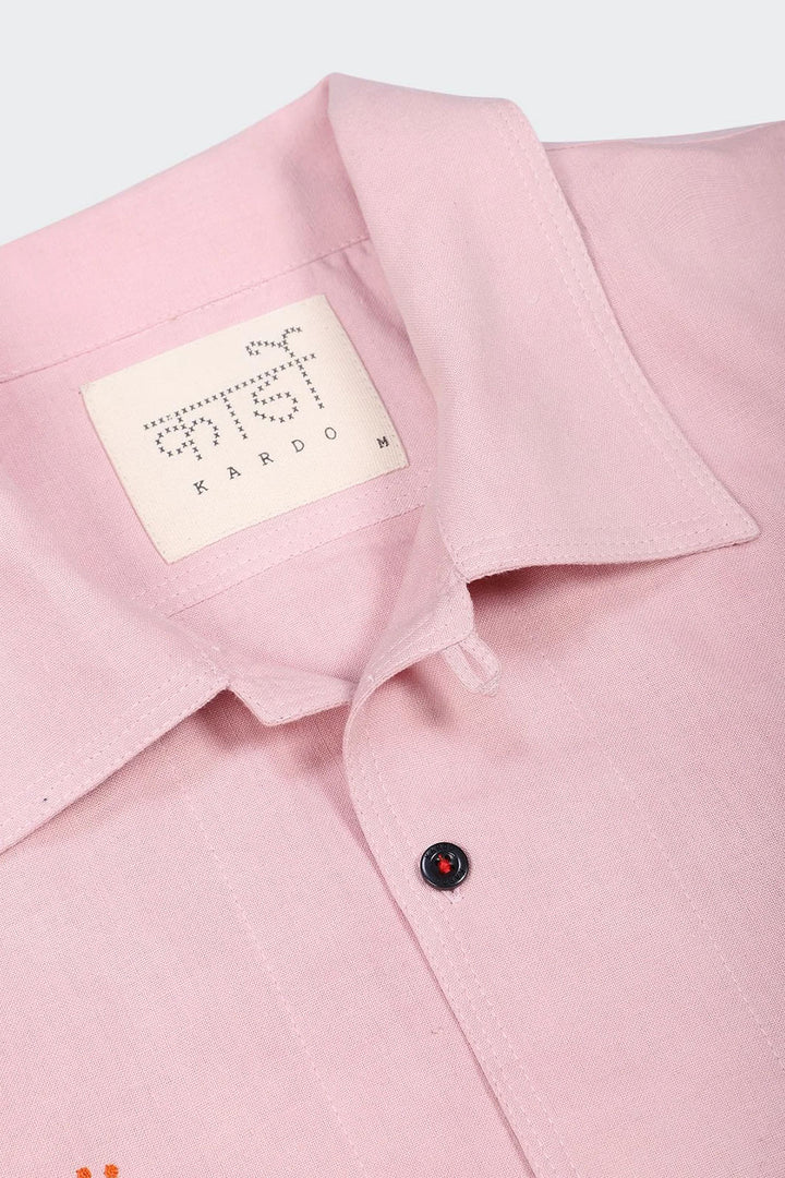 Chintan Button-Up Shirt - Fondant Pink