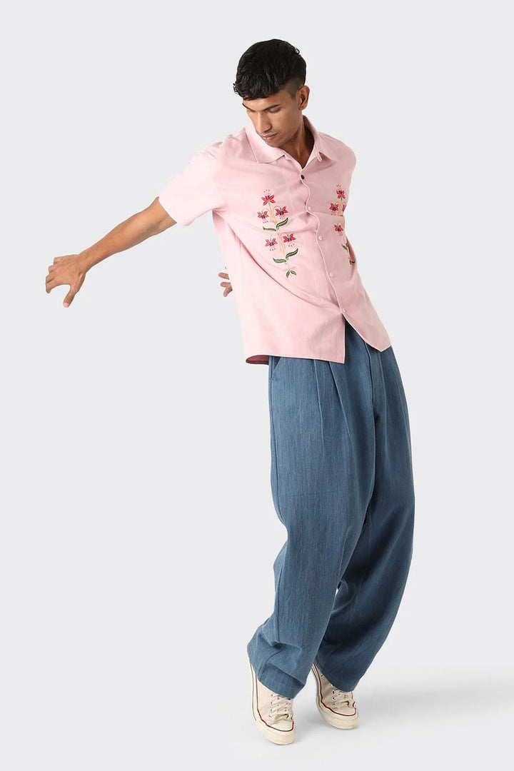 Chintan Button-Up Shirt - Fondant Pink