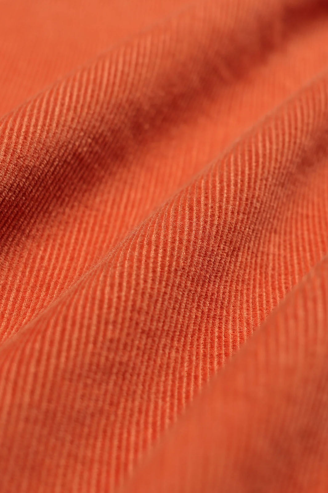 Classic Corduroy Button-Up Shirt - Burnt Orange