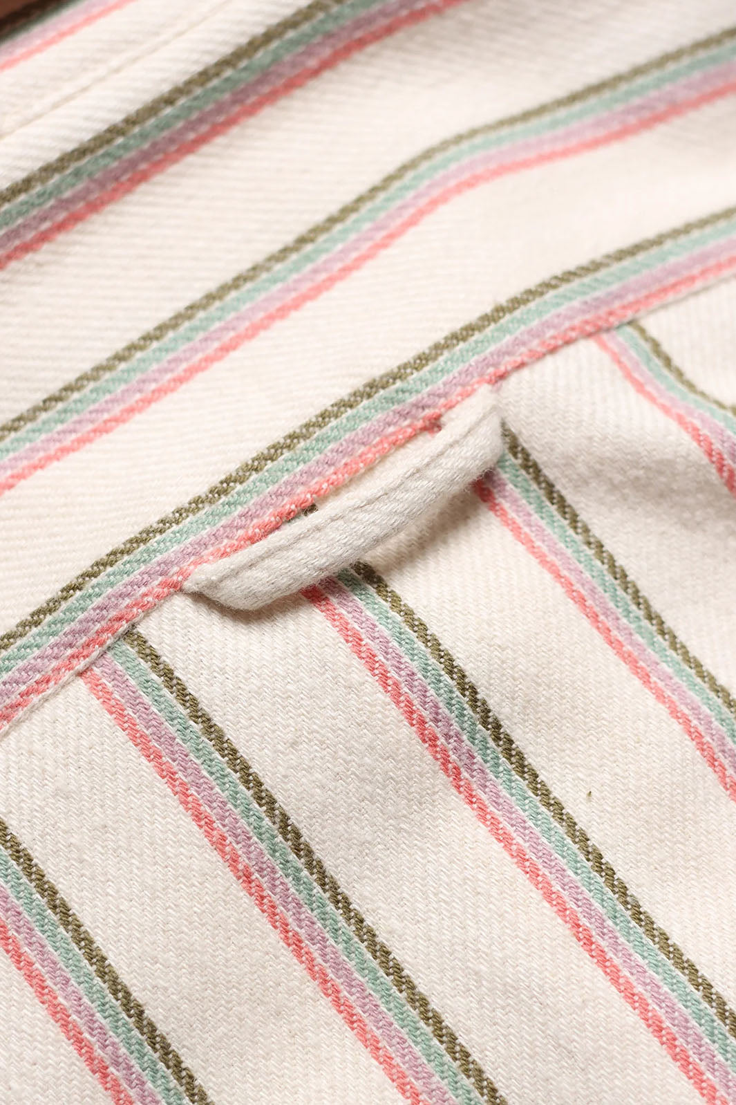 Classic Kuki Stripe Button-Up Shirt - Snow White