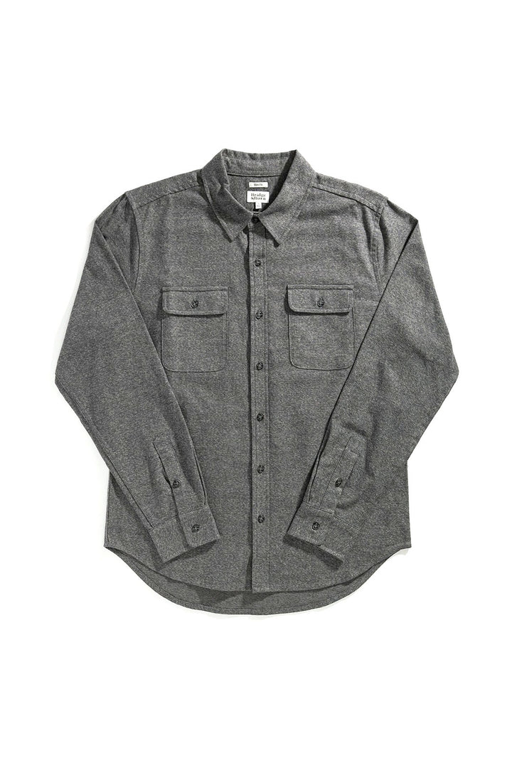 Cole Slim Button Up-Shirt - Stone