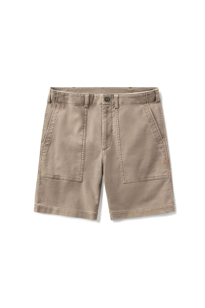 Comfort Terry Utility Short, 7" - Taupe