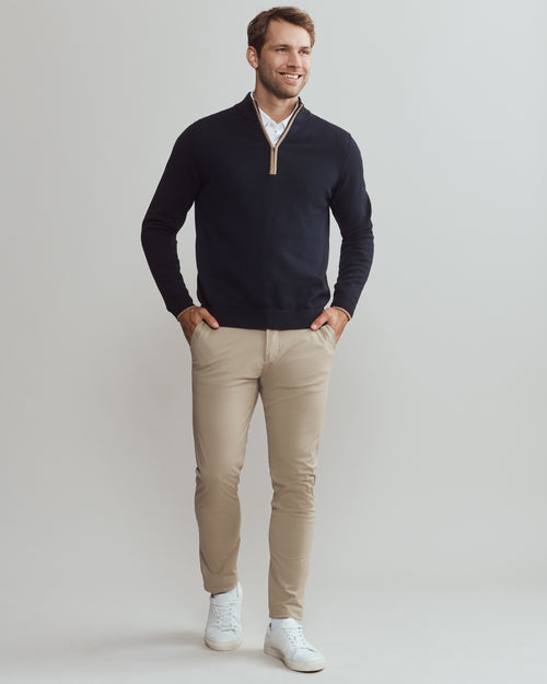 Commuter 1/4 Zip Sweater | True Navy