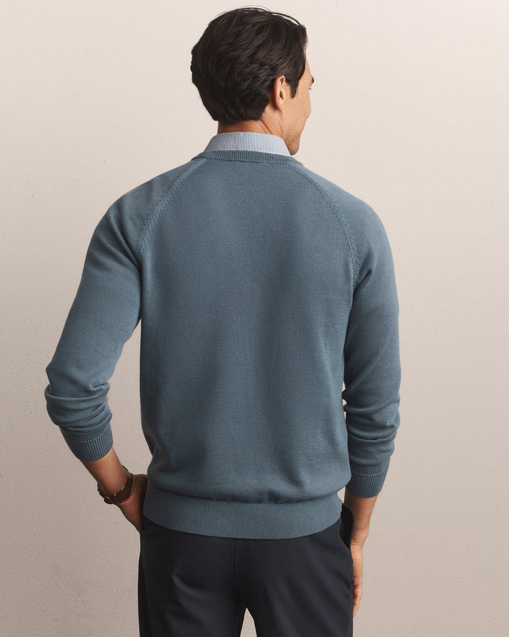 Commuter Crew Neck Sweater | Shadow Blue